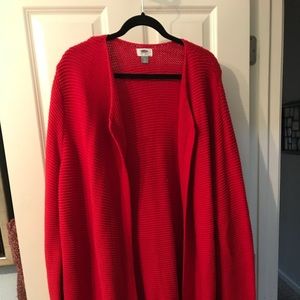 Jacket style Long sweater